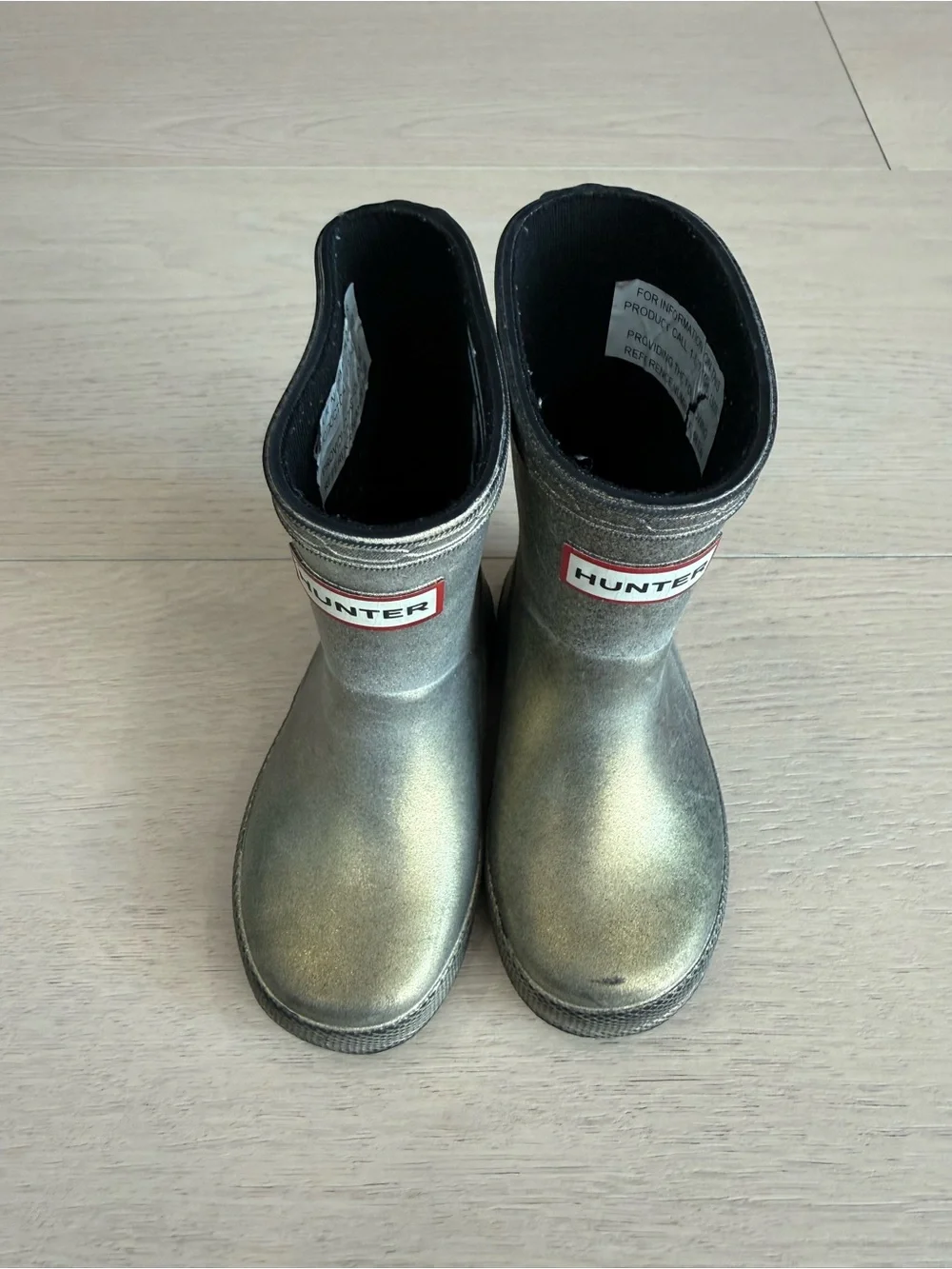 Kids Hunter Gold Rubber Boots | 5C/21EU